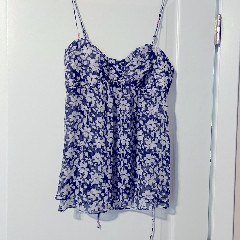 Blue and White shirt